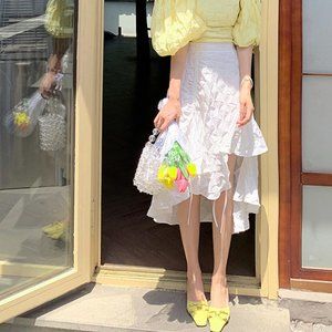 Half-length skirt women's summer 2021 new women's